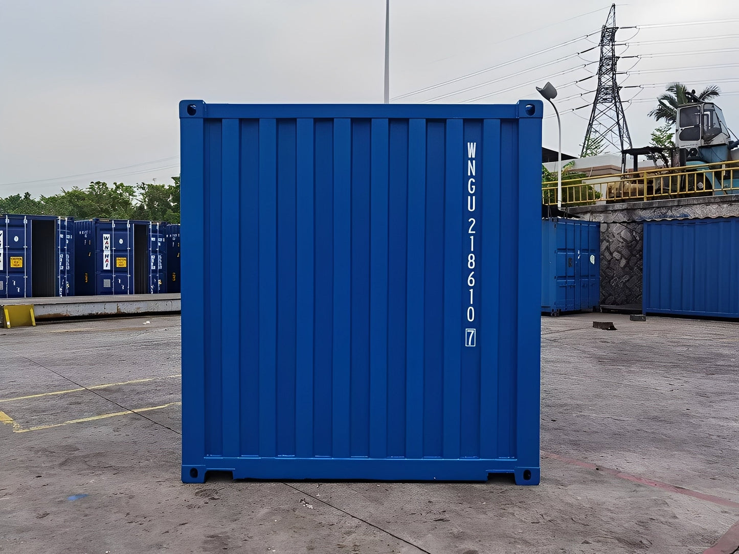 20Ft Shipping Container (One Trip) – Blue