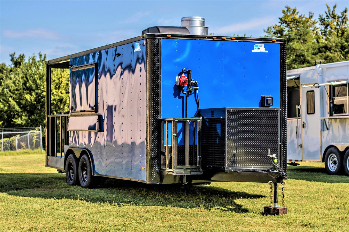 8.5x20 Blackout BBQ Trailer