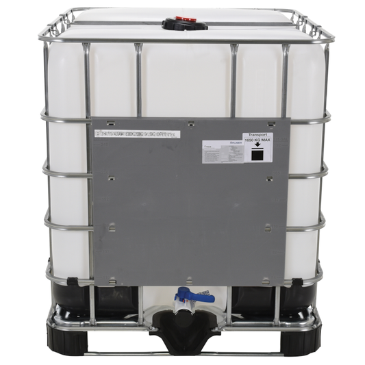 Vestil High Density Polyethylene Intermediate Bulk Container 275 Gallon Capacity White