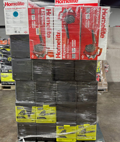 Gas Chainsaw and Blower Pallet-25 units  Untested Customer Returns