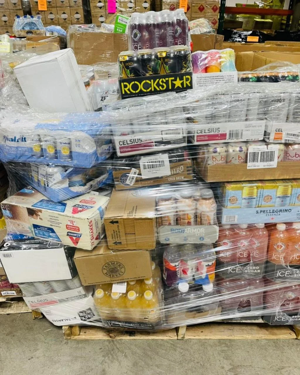 Wholesale Mixed Beverage Pallets