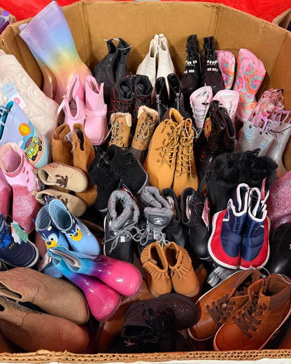 kids boots & footwear Pallet - 400Pcs Assorted Brands